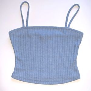 Pastel Blue Crop Top